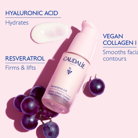 2/$55 Caudalie Resveratrol Lift Instant Firming Retinol Alternative Serum - Picture 3 of 8